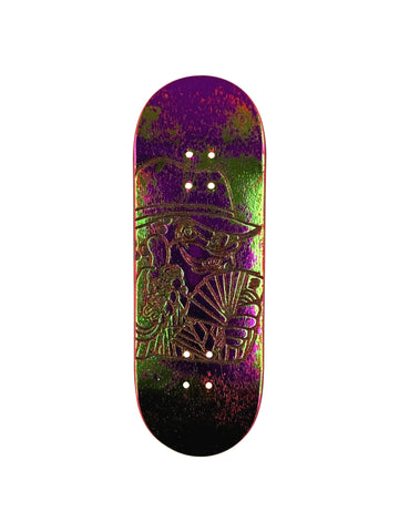Stackedbob Green/Purple Foil Deck (33mm)