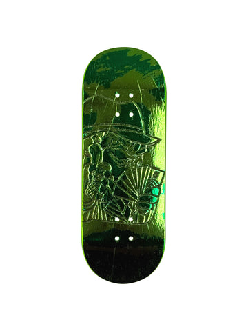 Stackedbob Green/Green Foil Deck (34mm)