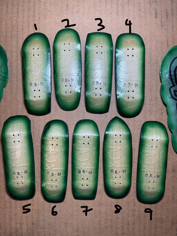 Dr.M’s Embossed Airbrushed Cruisers(Green)
