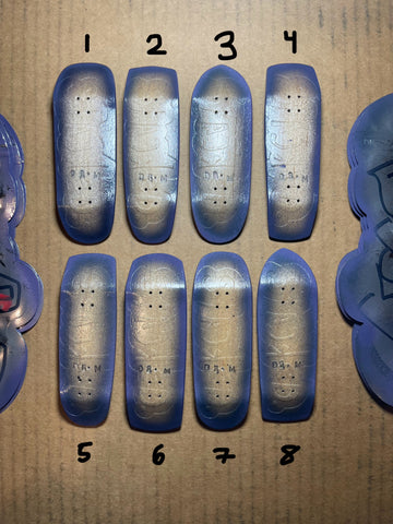Dr.M’s Embossed Airbrushed Cruisers(Purple/Grey)