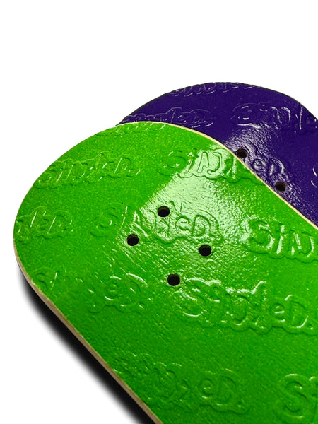 Purple OG Logo Embossed Deck